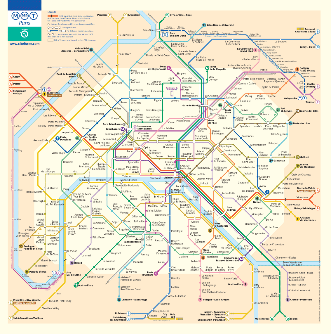 plan du metro sur lardeau.net