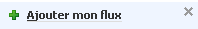 cliquez sur ajouter un flux
