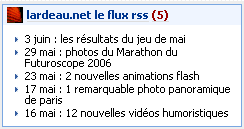 fin ajout rss