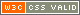 Valid CSS!