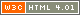 Valid HTML 4.01 Transitional
