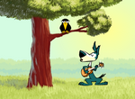 animation flash le corbeau et le renard